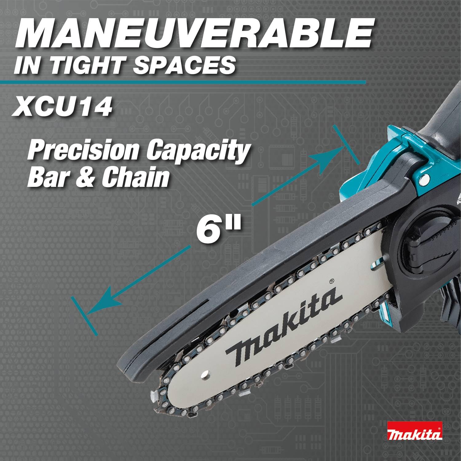 Foto 8 pulgar | Sierra De Podar Makita Xcu14z De 18 V Lxt  De Iones De Litio Sin Escobillas - Venta Internacional.