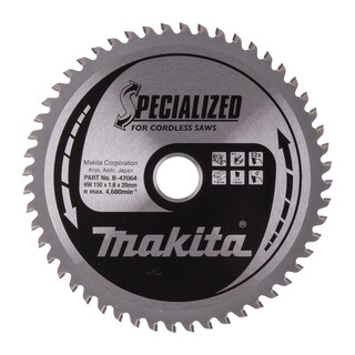 Foto 1 | Hoja De Sierra Makita A-96126 De Aluminio 52t Con Punta De Carburo, 15 Cm - Venta Internacional.