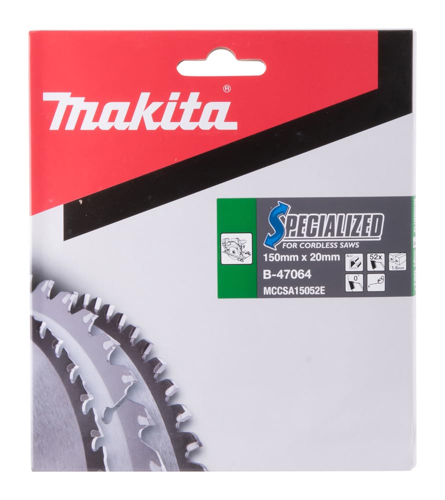 Foto 4 pulgar | Hoja De Sierra Makita A-96126 De Aluminio 52t Con Punta De Carburo, 15 Cm - Venta Internacional.