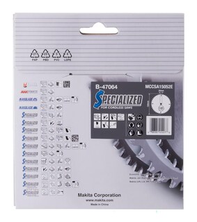 Foto 4 | Hoja De Sierra Makita A-96126 De Aluminio 52t Con Punta De Carburo, 15 Cm - Venta Internacional.