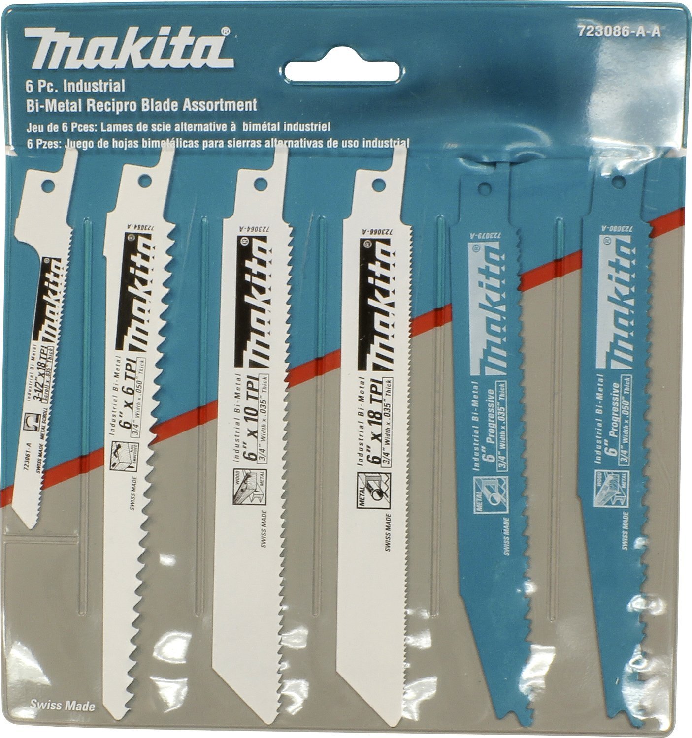 Foto 3 pulgar | Juego De Cuchillas Reciprocantes Makita 723086-a-a Para Madera, Metal Y Plástico - Venta Internacional.