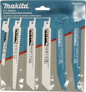 Foto 2 | Juego De Cuchillas Reciprocantes Makita 723086-a-a Para Madera, Metal Y Plástico - Venta Internacional.