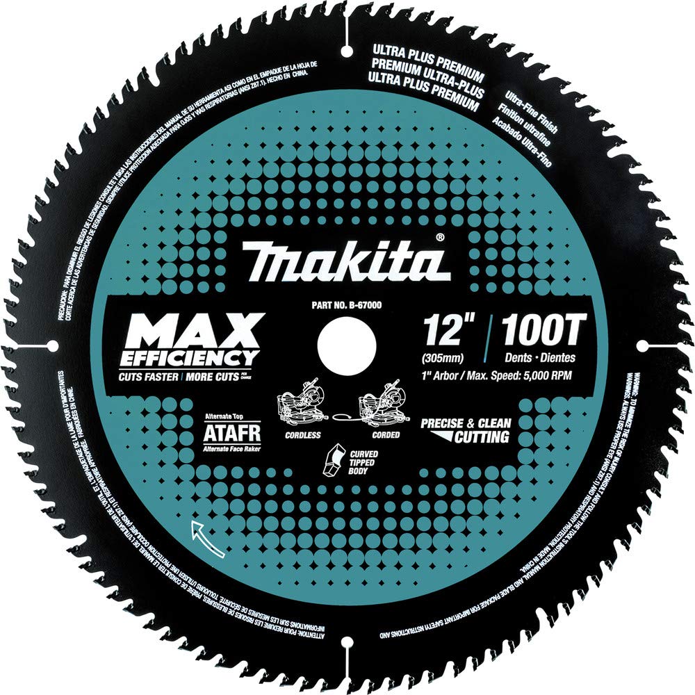 Foto 2 pulgar | Hoja De Sierra Ingletadora Makita B-67000 12 100t Con Punta De Carburo - Venta Internacional.