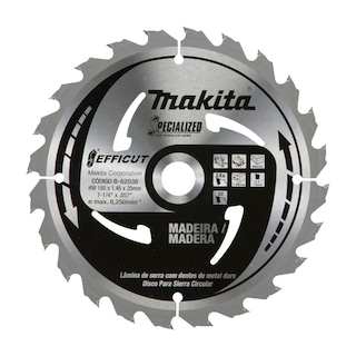 Foto 1 | Hoja De Sierra Circular Makita B-61656 7-1/4 24t Con Punta De Carburo - Venta Internacional.