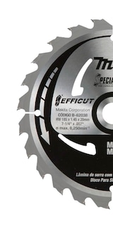 Foto 2 | Hoja De Sierra Circular Makita B-61656 7-1/4 24t Con Punta De Carburo - Venta Internacional.