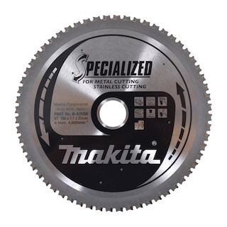 Foto 1 | Hoja De Sierra Makita A-96110 60t De Acero Inoxidable Con Punta De Carburo - Venta Internacional.