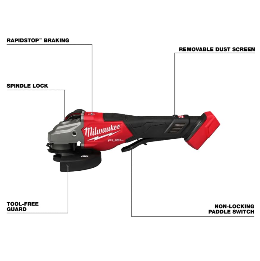 Foto 3 pulgar | Amoladora Milwaukee M18 Fuel, 18 V, Iones De Litio, 4 1/2 Pulgadas/6 Pulgadas, 135 Cortes - Venta Internacional.