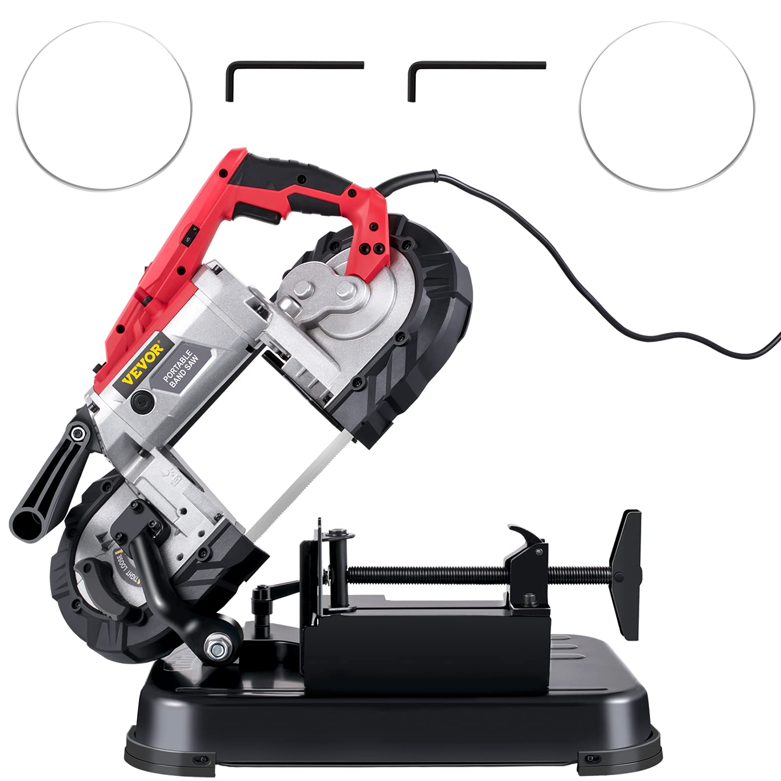 Foto 2 pulgar | Sierra De Cinta Portátil Vevor 110 V Con Motor De 10 Amperios De 5 Pulgadas De Capacidad - Venta Internacional.