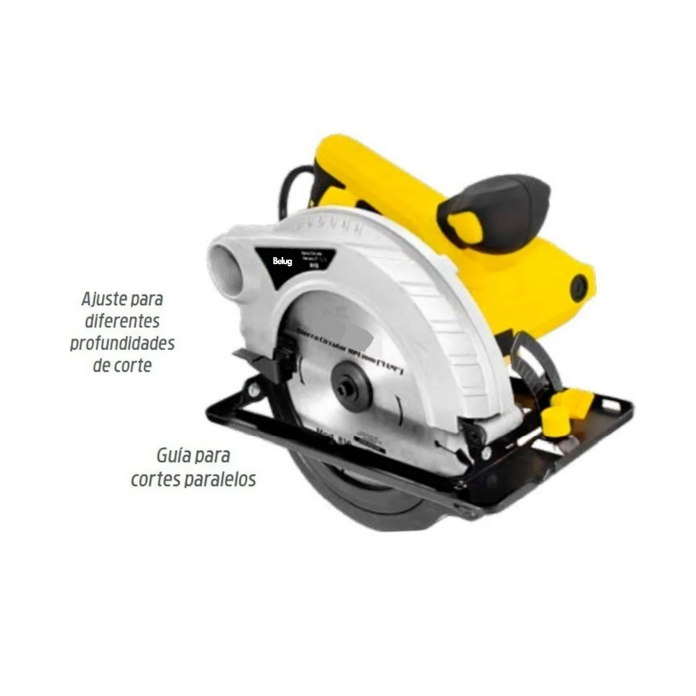 Foto 5 | Sierra Circular Electrónica Profesional 184mm Adir 810 Belug, Gris