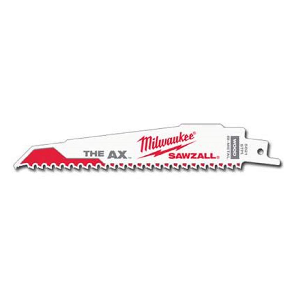 Foto 1 | Hoja De Sierra Recíproca Milwaukee Bimetálica De 6 Cm, Paquete De 5 - Venta Internacional.