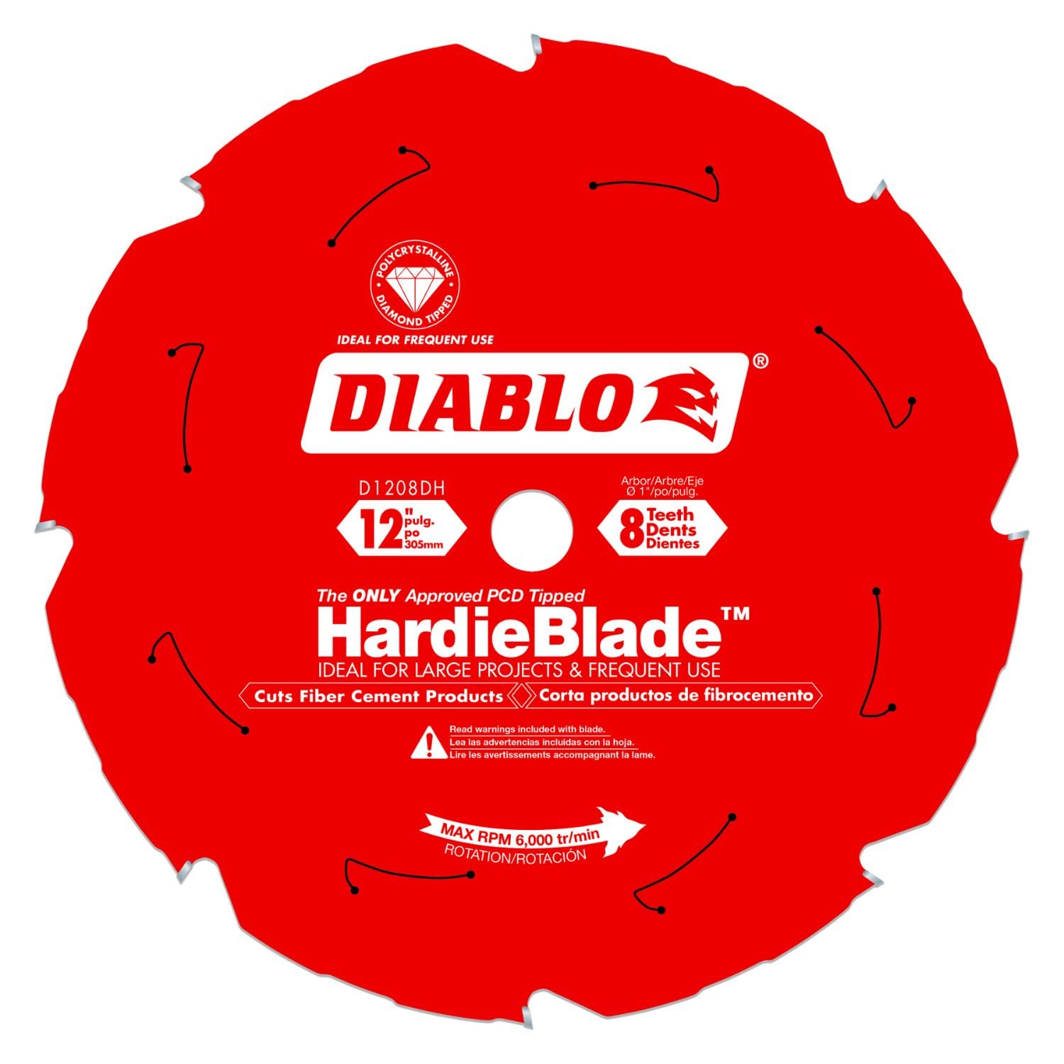 Foto 1 | Hoja De Sierra Freud Diablo Hardie Para Fibrocemento De 12 Pulgadas - Venta Internacional.