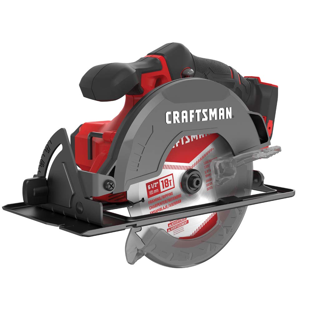 Foto 1 | Sierra Circular Craftsman V20, Herramienta Desnuda Inalámbrica De 6 1/2 Pulgadas - Venta Internacional.
