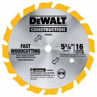 Foto 1 | Hoja De Sierra Circular Dewalt Dw9055 Para Cortar Madera De 13,5 Cm - Venta Internacional.