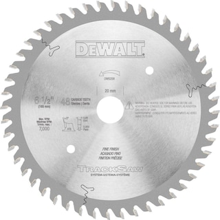 Foto 1 | Hoja De Sierra De Cadena Dewalt Con Acabado Ultrafino 48t 165 Mm Dw5258 - Venta Internacional.