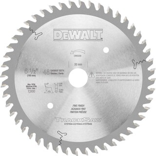 Foto 7 | Hoja De Sierra De Cadena Dewalt Con Acabado Ultrafino 48t 165 Mm Dw5258 - Venta Internacional.