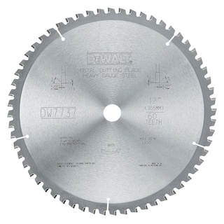 Foto 1 | Hoja De Sierra Dewalt Dwa7737, 60 Dientes Para Metales Ferrosos, 30 Cm - Venta Internacional.