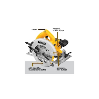 Foto 2 | Sierra Circular Dewalt Dwe575 Ligera De 4-1/4'' 15a Con Cable - Venta Internacional.