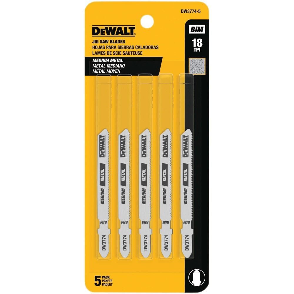 Foto 4 pulgar | Hoja De Sierra Caladora Dewalt Dw3774-5, 3 Pulgadas, 18 Tpi, Corte Metálico Mediano - Venta Internacional.