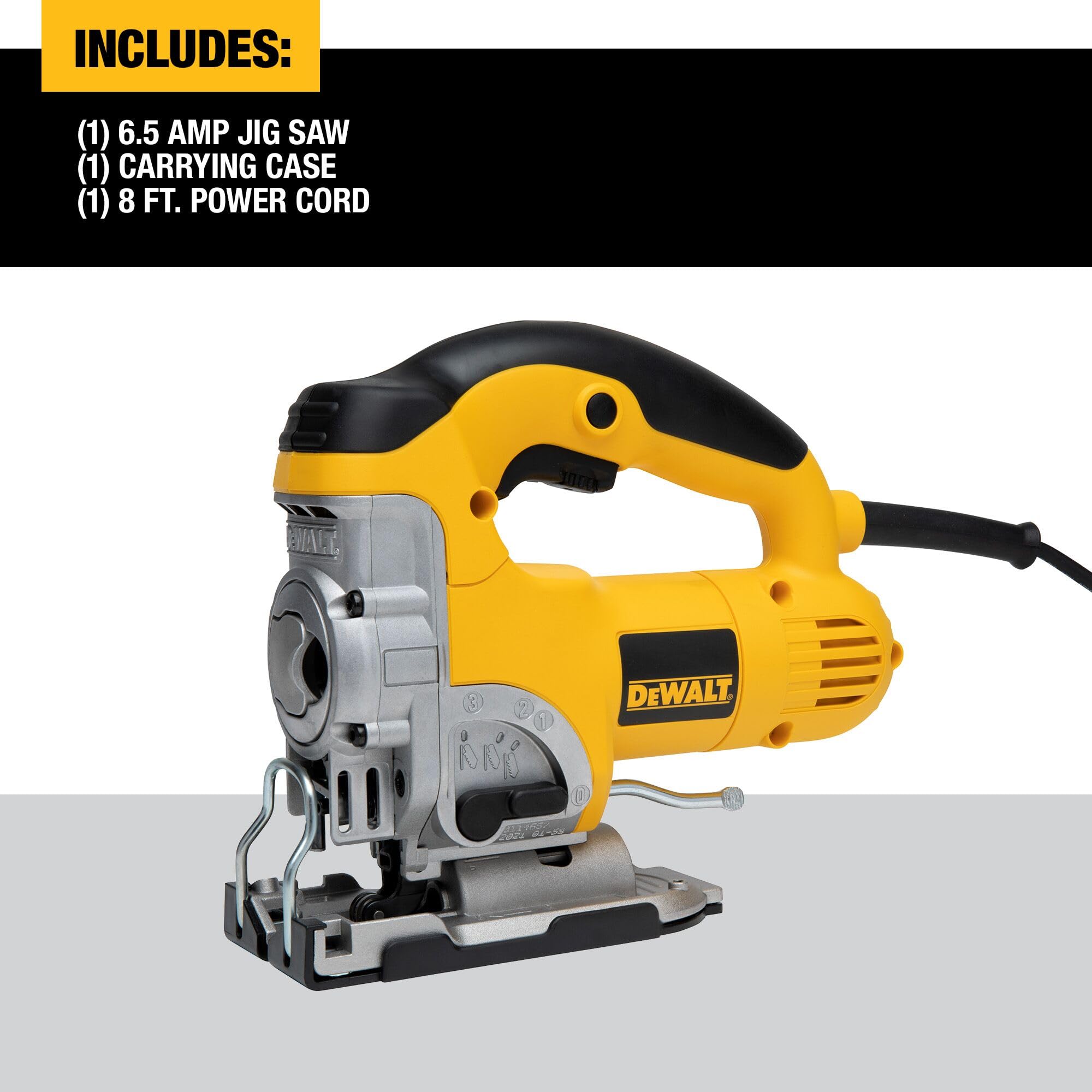 Foto 3 pulgar | Sierra Caladora Dewalt Dw331k Con Mango Superior, 6,5 A, Con Cable, 500-3100 Spm - Venta Internacional.