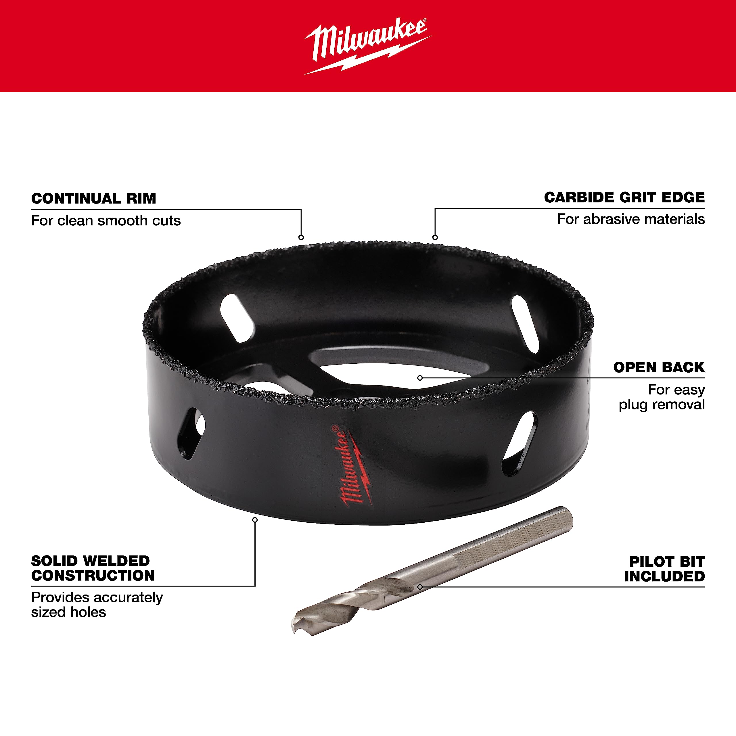 Foto 5 pulgar | Sierra Perforadora Milwaukee Electric Tool 49-56-0305 160 Mm - Venta Internacional.