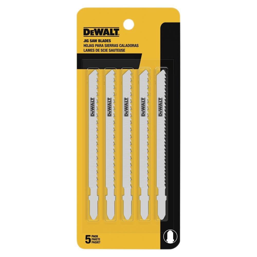 Foto 3 pulgar | Hoja De Sierra Caladora Dewalt Dw3750-5, 4 Pulgadas, 6 Tpi, Cortada En Madera Rápida - Venta Internacional.