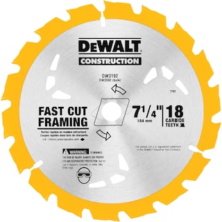 Foto 1 | Hoja De Sierra Circular Dewalt Dw3192 18 Dientes 7 1/4 Pulgadas - Venta Internacional.