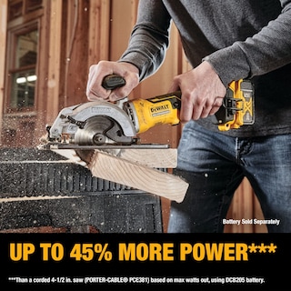 Foto 5 | Sierra Circular Dewalt Atomic 20v Max* 4-1/2 Pulgadas, Solo Herramienta Dcs571b - Venta Internacional.