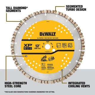 Foto 2 | Hoja De Sierra Dewalt Dw4721t Xp Multiusos De 30 Cm - Venta Internacional.