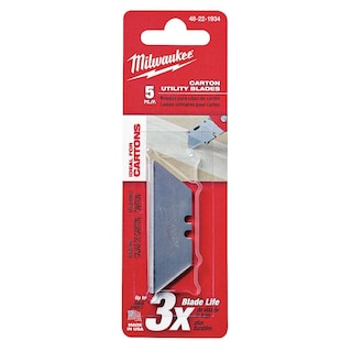 Foto 1 | Cuchillas Multiusos De Cartón Milwaukee 48-22-1934, 5 Piezas - Venta Internacional.