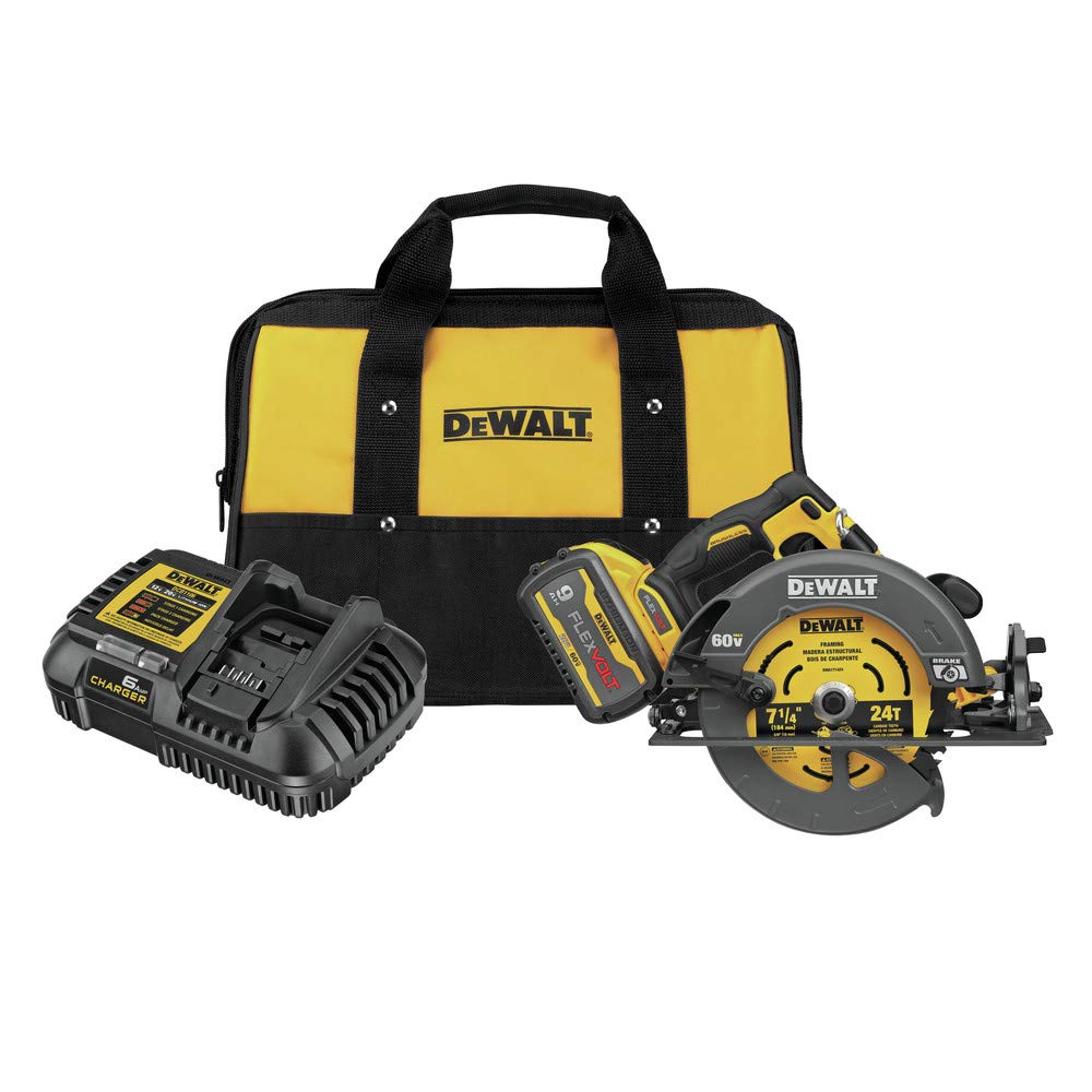 Foto 1 | Sierra Circular Dewalt Flexvolt 60v Max* 7-1/4 Pulgadas Con Kit De Frenos - Venta Internacional.