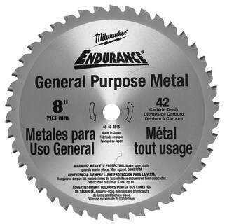 Foto 1 | Hoja De Sierra Circular Milwaukee Cermet De 8 Pulgadas Y 42 Dientes - Venta Internacional.