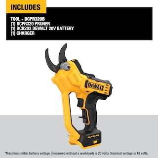 Foto 2 | Podadora Inalámbrica Dewalt Dewalt 20v Max Dcpr320d1 Con Corte De 1 5 Cm - Venta Internacional.