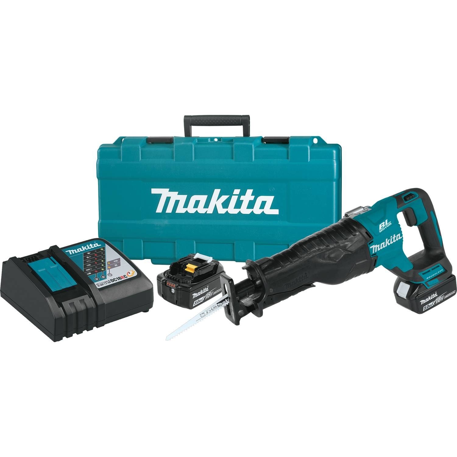 Foto 2 pulgar | Sierra Recipro Makita Xrj05t Lxt De 18 V  Iones De Litio  5 Ah - Venta Internacional.