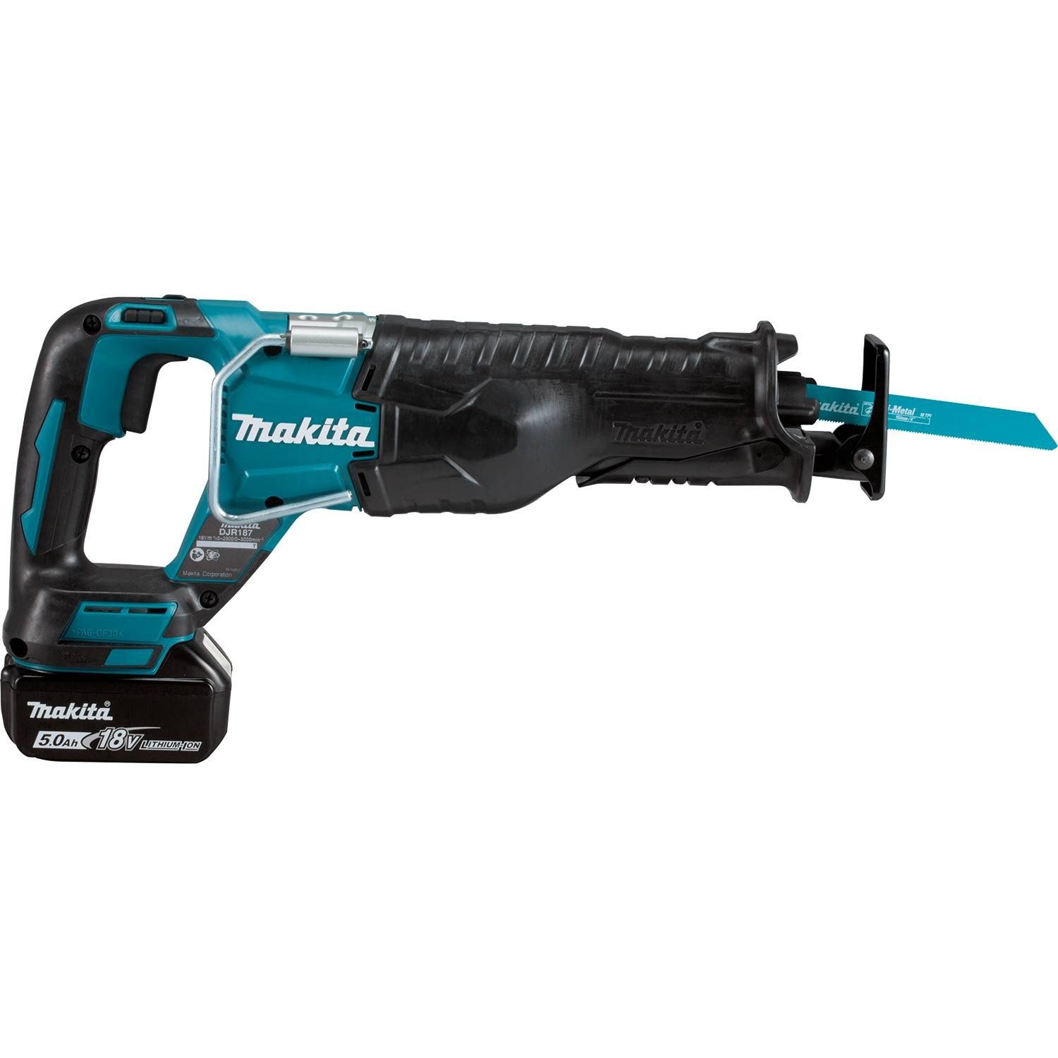 Foto 5 pulgar | Sierra Recipro Makita Xrj05t Lxt De 18 V  Iones De Litio  5 Ah - Venta Internacional.
