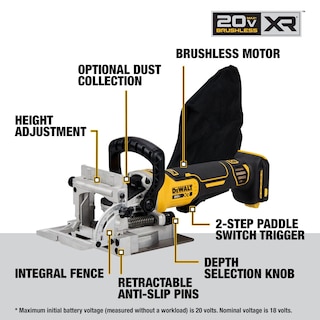 Foto 2 | Biscuit Joiner Dewalt 20 V Max Xr Herramienta Sin Escobillas Solo Dcw682b - Venta Internacional.