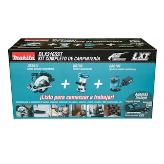 Foto 7 | Sierra Circular Lijadora Orbital y Router Inalámbrico 18 V Makita