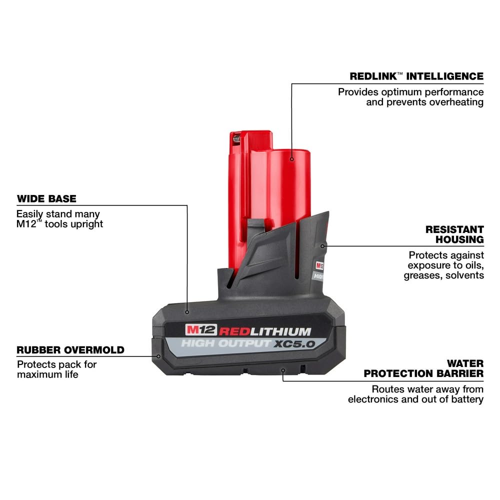 Foto 4 pulgar | Herramienta Eléctrica Milwaukee M12 Roja De Litio De Alto Rendimiento - Venta Internacional.