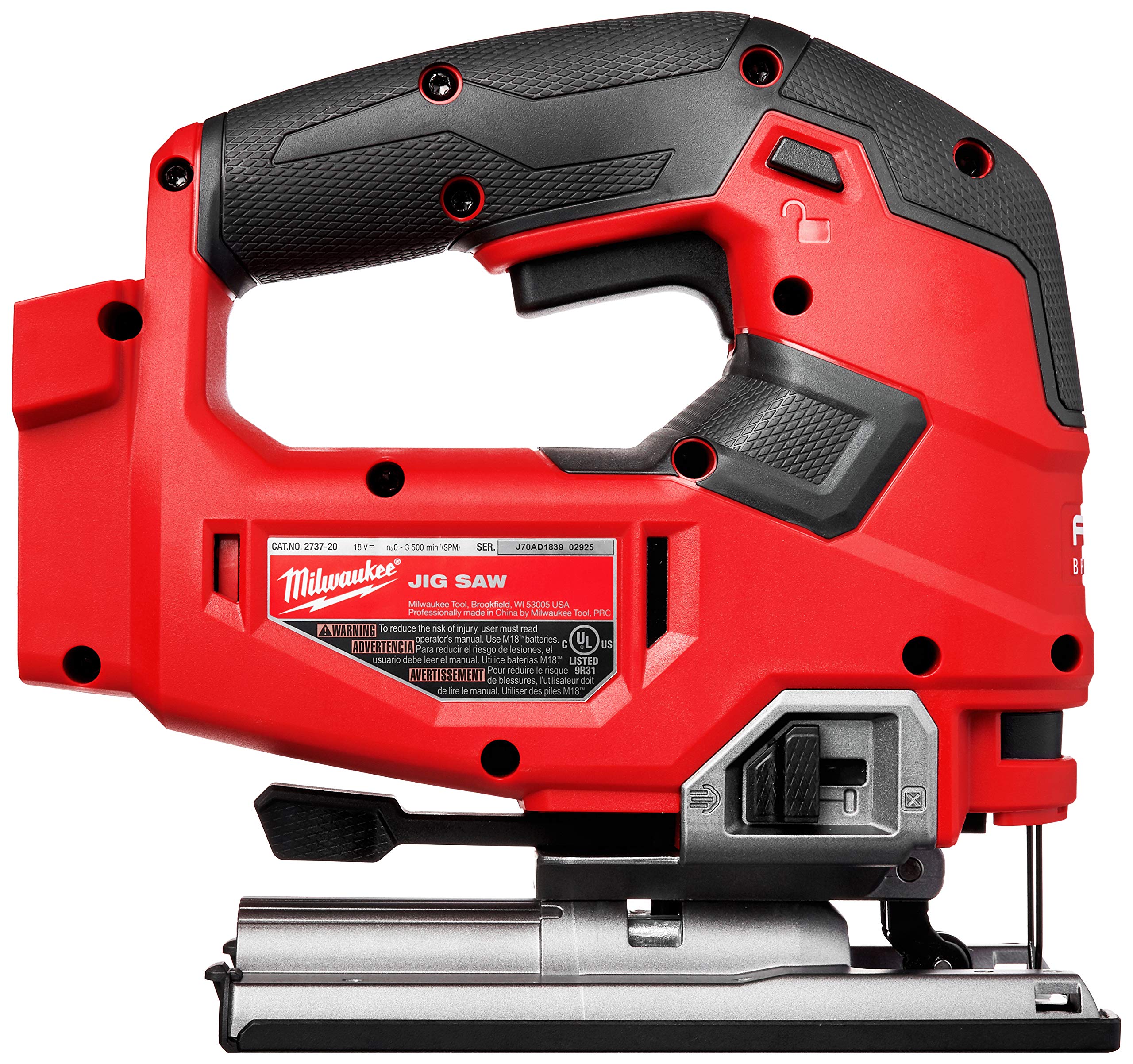 Foto 4 pulgar | Sierra Caladora Milwaukee M18 Fuel Con Mango En D Inalámbrica Sin Escobillas - Venta Internacional.