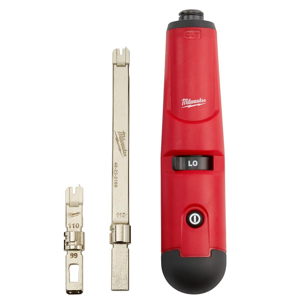 Herramienta Punchdown Milwaukee 48-22-2165 Con Luz Led Y Cuchilla - Venta Internacional.