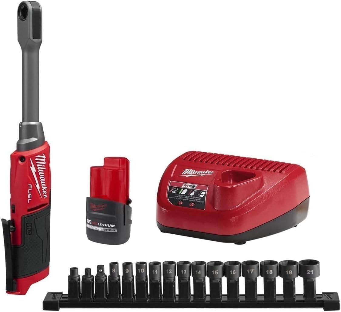 Ratchet Milwaukee M12 Fuel Insider 3050-21 De Alcance Extendido - Venta Internacional.