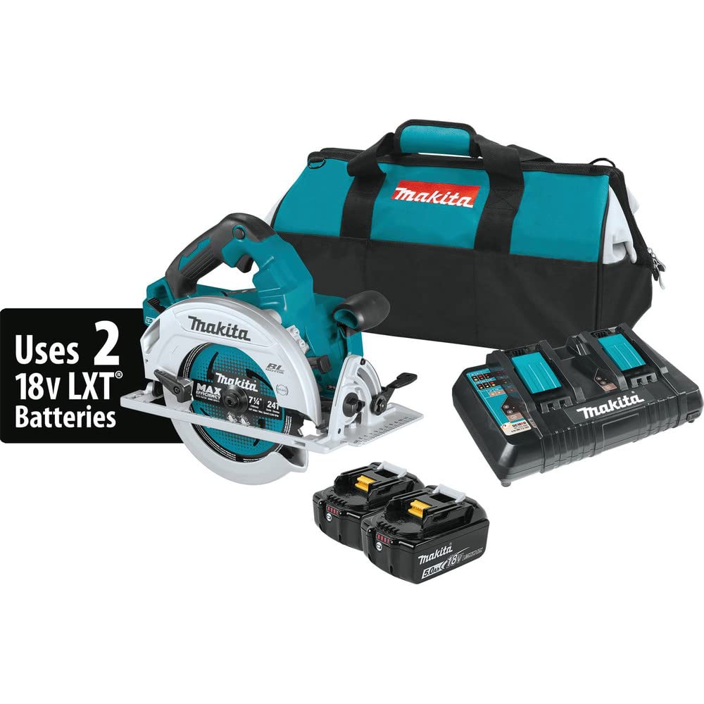 Foto 1 | Sierra Circular Makita Xsh06pt 18v X2 Lxt  Litio-ion 5.0ah - Venta Internacional.