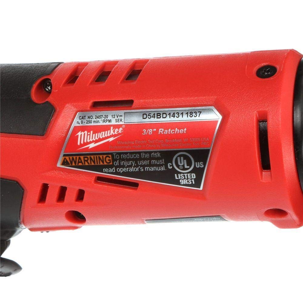 Foto 5 | Trinquete Inalámbrico Milwaukee 2457-21 M12 12 V Con 1 Batería - Venta Internacional.