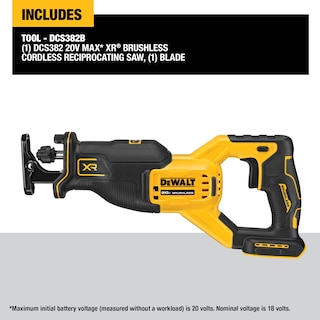 Foto 3 | Sierra Recíproca Dewalt 20v Max Xr Inalámbrica Dcs382b - Venta Internacional.