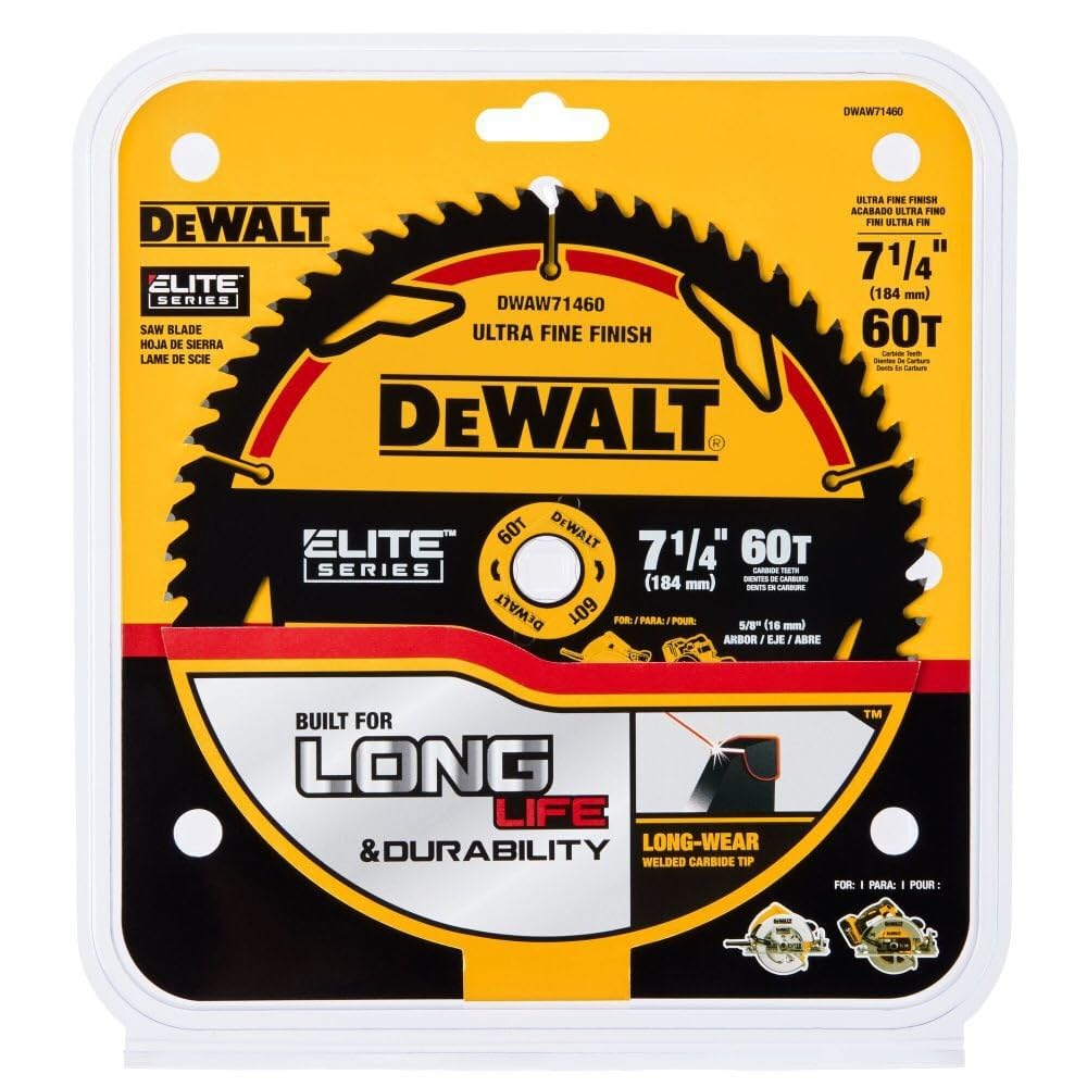 Foto 6 pulgar | Hoja De Sierra Circular Dewalt 7 1/4in 60t Elite Series - Venta Internacional.