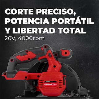 Foto 5 | Sierra Circular Inalámbrica Brushless 6-1/2” 20v Energizer Con Batería 4ah Y Cargador