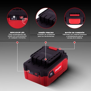 Foto 6 | Sierra Circular Inalámbrica Brushless 6-1/2” 20v Energizer Con Batería 4ah Y Cargador