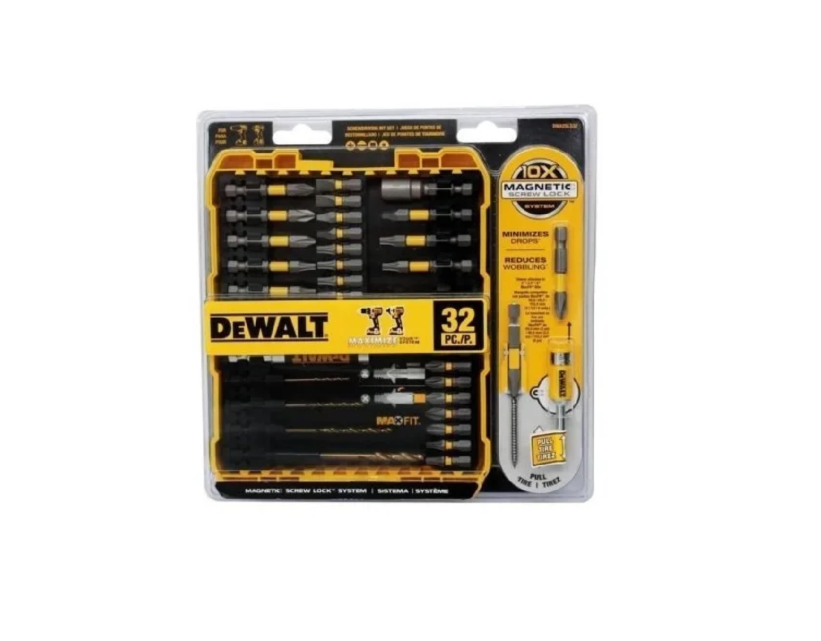 Juego 32 Puntas Soporte Magnético Dwa2sls32 Dewalt