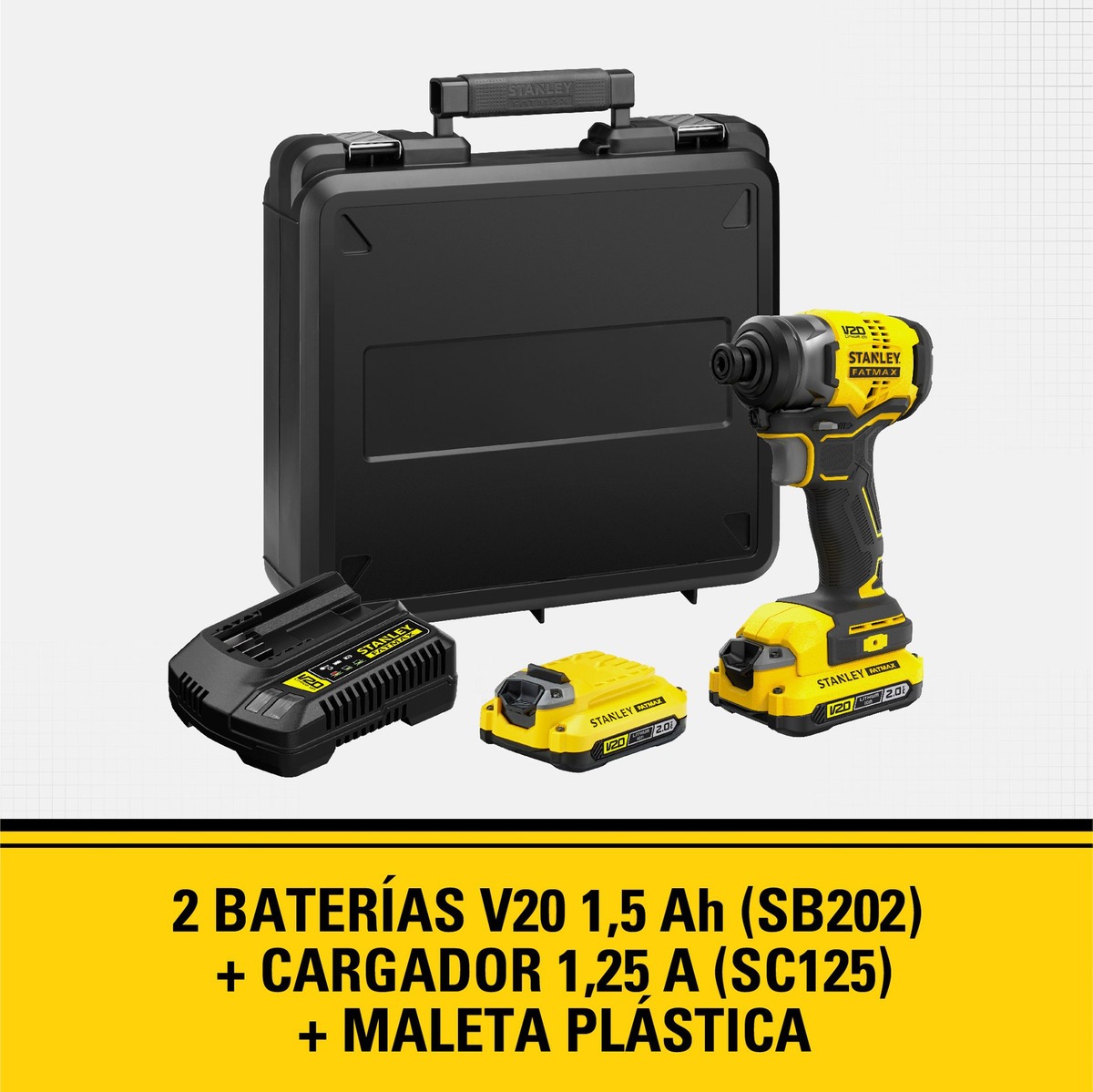 Foto 2 | Atornillador De Impacto V20 Brushless Stanley Sbi810d2k