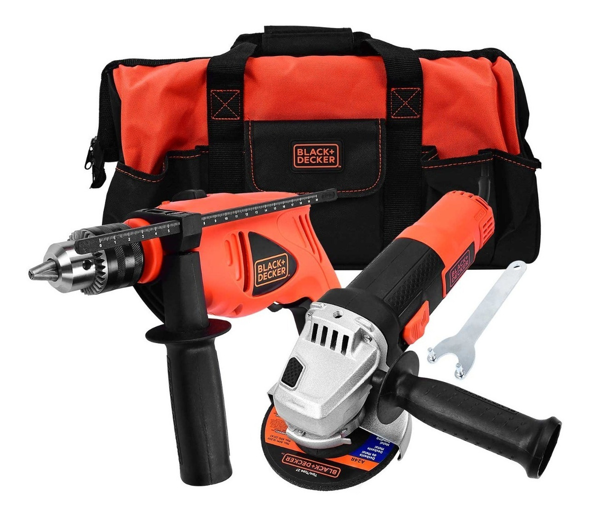 Kit Rotomartillo/ Miniesmeriladora/ Bolsa Black y Decker Hg5072b-b3