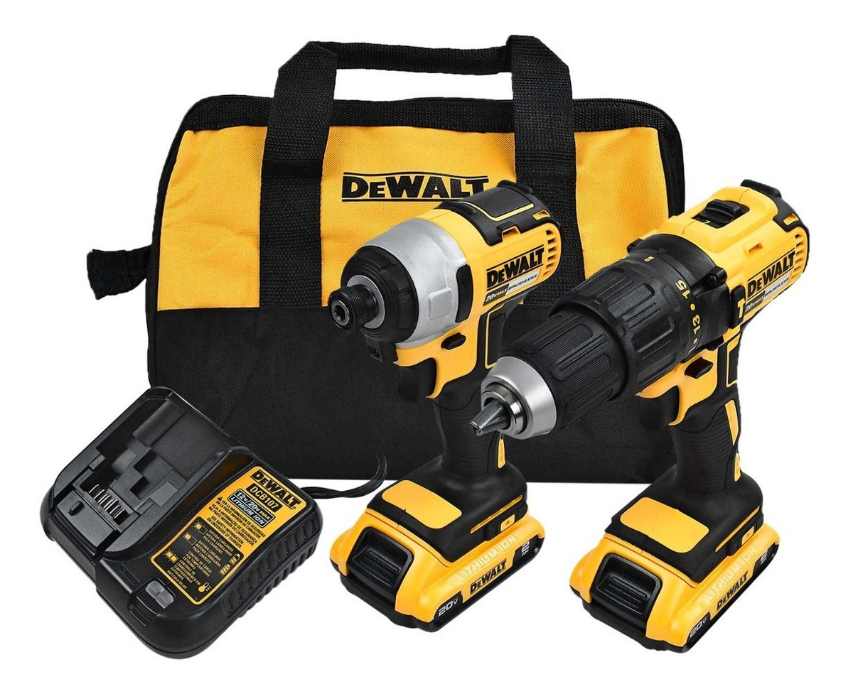 Foto 2 pulgar | Rotomartllo Dewalt 20v Brushless más Llave de Impacto Dck276d2